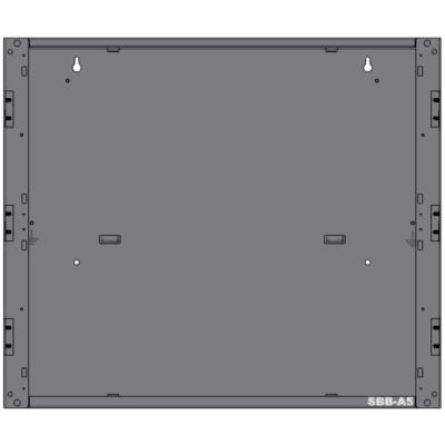 Gabinete de 1 Niveles / para Panel N16X / Serie INSPIRE de NOTIFIER / Color Negro