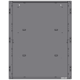 Gabinete de 2 Niveles / para Panel N16X / Serie INSPIRE de NOTIFIER / Color Negro