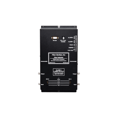 Sensor de Seguridad Perimetral de 2 Zonas / Detección por Fibra Óptica Sensitiva/ 500 Metros de protección por zona