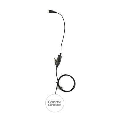 Micrófono de 1 cable serie LOC para Motorola MOTOTRBO XPR6000/ 7000, DGP4150/ 6150/8050/5050