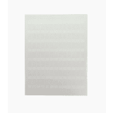 Hojas con 1000 Etiquetas Poliofina para Impresora Láser/Inyección de Tinta, Ancho 96.3mm x Alto 7.6mm, Color Blanco