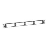 Patch Panel de Fibra Óptica, Para 4 Placas Acopladoras FAP o FMP, Color Negro, 1UR