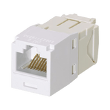Conector Jack RJ45 Estilo TG, Mini-Com, Categoría 6, de 8 posiciones y 8 cables, Color Blanco