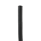 Tubo Corrugado Abierto para Protección de Cables, .25in (6.4 mm) de Diámetro, 30.5 m de Largo, Color Negro
