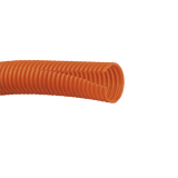 Tubo Corrugado Abierto para Protección de Cables, .50 (12.7 mm) de Diámetro, 30.5 m de Largo, Color Naranja