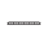 Panel de Parcheo Modular Mini-Com (Sin Conectores), Plano, Sin Blindaje, Alta Densidad, de 48 puertos, 1UR