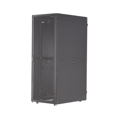 Gabinete Net-Verse para Centros de Datos, 42UR, 600mm de Ancho, 1000mm de Profundidad, Fabricado en Acero, Color Negro