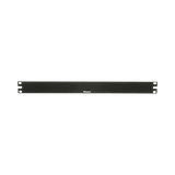 Tapa Ciega Para Rack Estándar de 19in, Plano, de Acero, 1UR, Color Negro