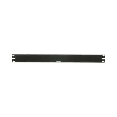Tapa Ciega Para Rack Estándar de 19in, Plano, de Acero, 1UR, Color Negro