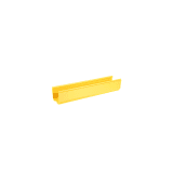 Canaleta FiberRunner™ 4X4, de PVC Rígido, Color Amarillo, 3 m de Largo
