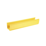 Canaleta FiberRunner™ 4X4, de PVC Rígido, Color Amarillo, 1.8 m de Largo