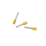 Ferrúl de cobre DIN Gris para Cable 18 AWG. Paquete de 500 Piezas