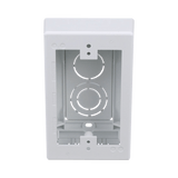 Caja de Pared Superficial, uso Universal con Placas de Pared, Con Cinta Adhesiva, Color Blanco