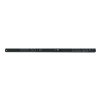 PDU Monitoreable (MI) para Distribución de Energía, Enchufe de Entrada NEMA L6-20P, Con 20 Salidas C13 y 4 C19, de Instalación Vertical, 120 o 220 Vca, 20 Amp