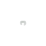 Kit de 25 Clips de Identificación Para Patch Cords, Compatible con Diámetros de 4.7 a 7.8 mm, Color Blanco