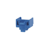 Kit de 10 Dispositivos para Bloquear Puertos Jack RJ45, Color Azul, Incluye Llave de Extracción