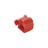 Kit de 10 Dispositivos para Impedir Desconexión de Plug RJ45, Color Rojo, Incluye Herramienta para Instalar/Retirar