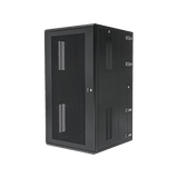 Gabinete PanZone de Montaje en Pared, de 19in, Puerta Ventilada, 26 UR, 635mm de Profundidad, Color Negro
