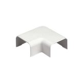 Conexión en ángulo recto "L", para uso con canaleta LD3, material ABS, Color Blanco Mate