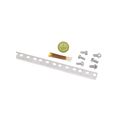 Kit de 10 Piezas de Barra Vertical para Tierra Física, de 2m de Largo, para Montaje en Rack