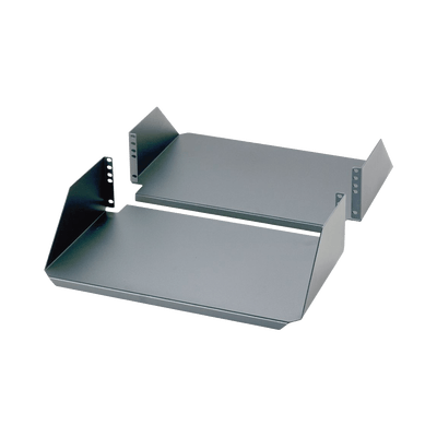 Charola Para Soportar Equipos en Rack de 19in, Frontal y Posterior, Capacidad de 136 Kg, 3UR