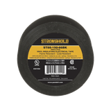 Cinta Eléctrica STRONGHOLD para Aislar, de PVC, Trabajo Pesado Eléctrico Industrial (Soporta UV, abrasión, agua, aceite y corrosión), Grosor de 0.21 mm (8.5 mil), Ancho de 38 mm, y 20 m de Largo, Uso Interior/Exterior, Color Ne