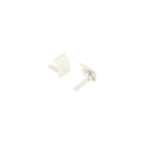 Unión recta de base, para uso con canaleta T70, Material PVC Rígido, Color Blanco