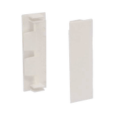 Unión recta de tapa, para uso con canaleta T70, Material PVC Rígido, Color Blanco Mate