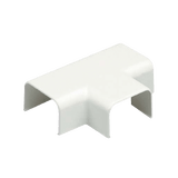 Accesorio en "T", para uso con canaleta LD10, material ABS, Color Blanco Mate