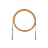 Cable de Parcheo TX6, UTP Cat6, Diámetro Reducido (28AWG), Color Naranja, 10ft