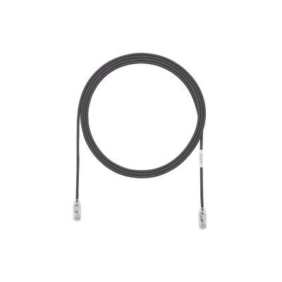 Cable de Parcheo TX6, UTP Cat6, Diámetro Reducido (28AWG), Color Negro, 3ft