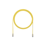 Cable de Parcheo TX6, UTP Cat6, Diámetro Reducido (28AWG), Color Amarillo, 3ft