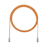 Cable de Parcheo TX6, UTP Cat6, Diámetro Reducido (28AWG), Color Naranja, 5ft