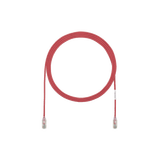 Cable de Parcheo TX6, UTP Cat6, Diámetro Reducido (28AWG), Color Rojo, 5ft