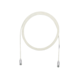 Cable de Parcheo TX6, UTP Cat6, Diámetro Reducido (28AWG), Color Blanco Mate, 7ft