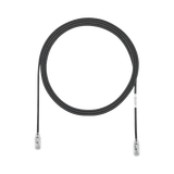 Cable de Parcheo TX6, UTP Cat6, Diámetro Reducido (28AWG), Color Negro, 7ft