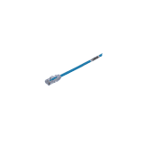 Cable de Parcheo UTP Cat6A, CM/LSZH, Diámetro Reducido (28AWG), Color Negro, 7 ft