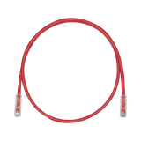 Cable de Parcheo TX6, UTP Cat6, 24 AWG, CM, Color Rojo, 7ft