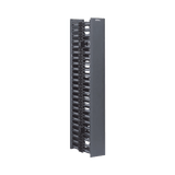 Organizador Vertical NetRunner, Doble (Frontal y Posterior), de 22.5 UR, 4.9in de Ancho, Color Negro