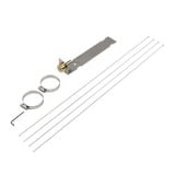 Kit para convertir antenas móviles VHF y UHF en antenas base,para instalación en montaje de 3/4" (NMO) , 132-512 MHz, 250 W