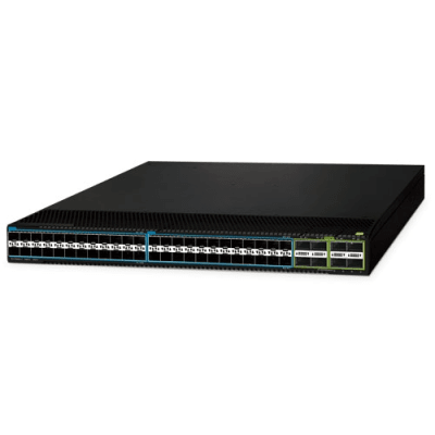 Switch de Capa 3 para Centros de Datos / 48 Puertos 25G SFP28 + 8 Puertos 100G/40G QSFP28 / Protocolos OSPF y BGP / Stacking Hardware / MLAG / VXLAN