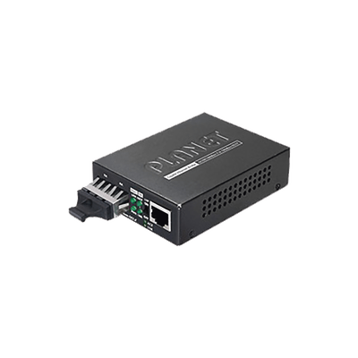 Convertidor de Medios 1000 Mbps UTP/Fibra Óptica Mono-Modo Hasta 20 Km, Conector SC