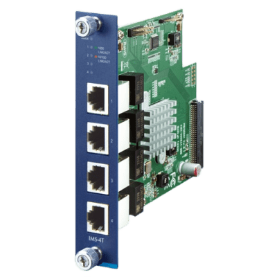 Modulo de 4 Puertos Ethernet 10/100/1000T Para Switch Modular IMS-6325-5