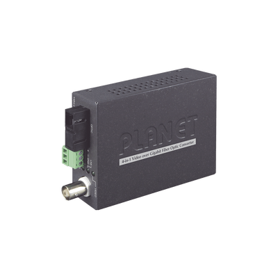 Kit Transmisor/Receptor de Video Analogo sobre Fibra Mono Modo 20Km, SC WDM
