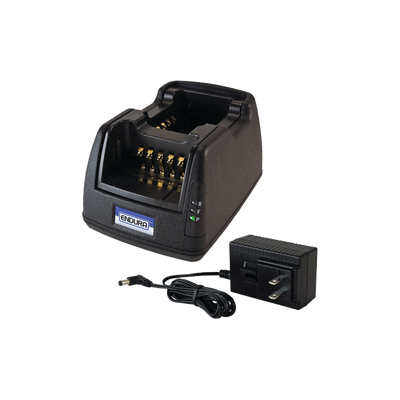 Multicargador rápido Endura de 2 cavidades para bateria NTN4497, para radio Motorola EP450/DEP450/PR400