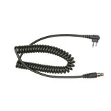 Cable para auricular HDS-EMB con atenuación de ruido para radios Motorola GP-300, SP-50, P-1225, PRO-3150, MAG ONE, DEP-450, EP-450, EP-350 y Hytera TC-500/ 518/ 600/ 610/ 620/ 700/ 1600/ 700EX.