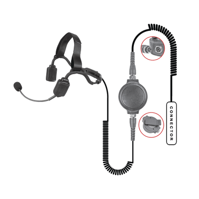 MICROFONO DE SOLAPA CON TUBO ACUSTICO P/ HYT TC-500/ 518/ 600/ 610/ 700. MOTOROLA GP300/ SP-50/ P1225/ PRO3150/ MAG ONE/ EP450/ EP350.