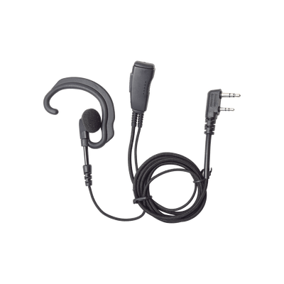 Micrófono Audífono de Solapa Estilo Gancho / CABLE FIBRA TRENZADA KEVLAR ULTRA RESISTENTE Para KENWOOD Serie G/3230/2102G/2202L/2212L/2170/2360/2302/2312/2000/2402/NX220/NX240/TKD240