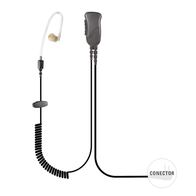MICRÓFONO DE SOLAPA CON TUBO ACÚSTICO P/ MOTOROLA HT750/ 1250/ 1550/ PRO5150/ 5550/ 7150.