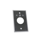 Tapa rectangular aluminio para contacto de 40.3 mm, tipo RR a prueba de intemperie.